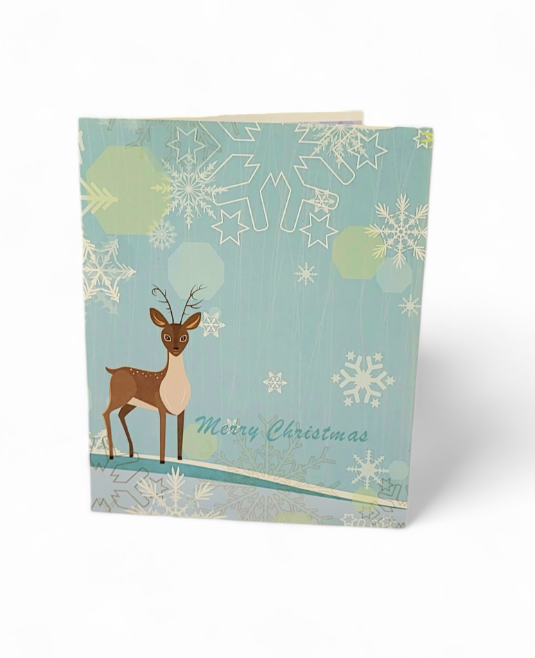 Kerst - Rendier met slee