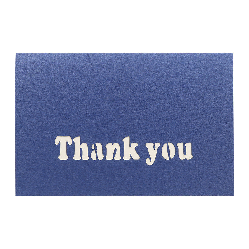 Thank you - Blauw