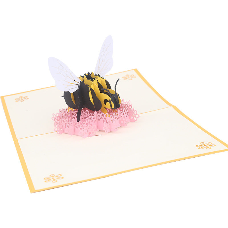 Hommel pop up kaart - 3d kaarten