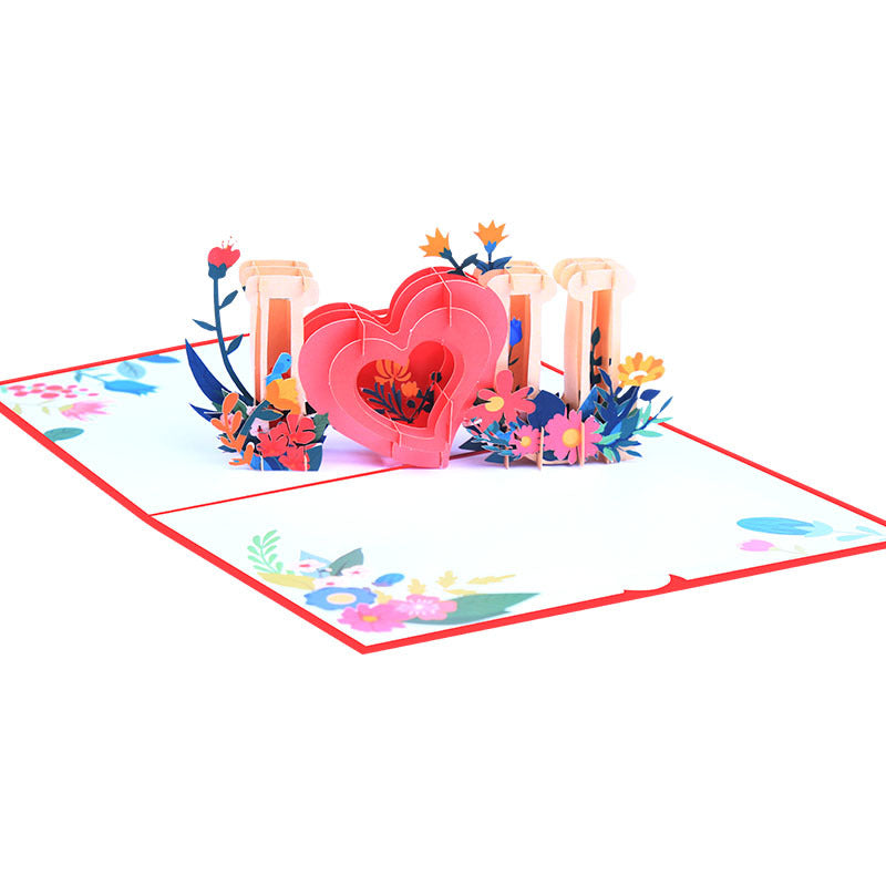 i love you wenskaart luxe