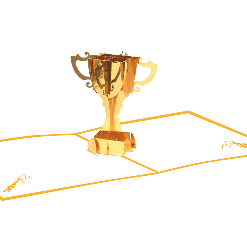 Winnaar beker 3d kaart