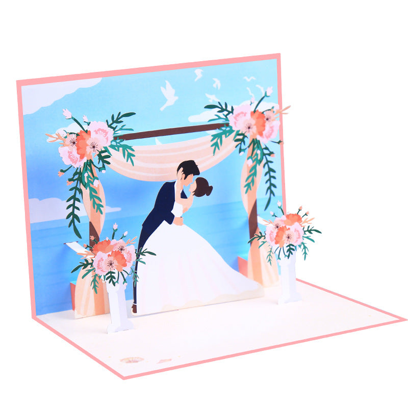 Trouwkaart pop up cards