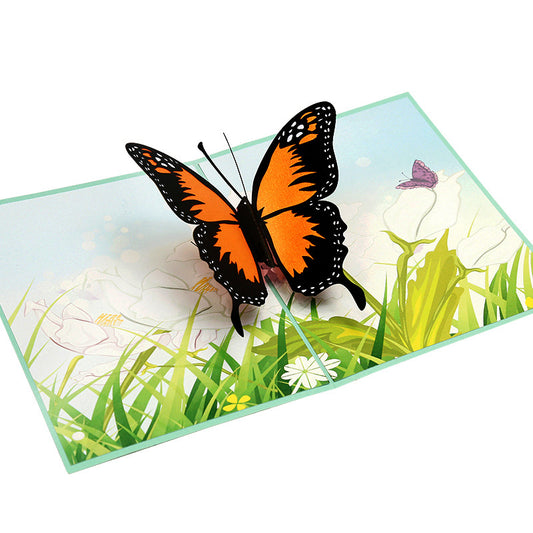 Vlinder kaart Pop Up 3d kaarten