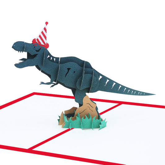Dino Verjaardagskaart - pop up card